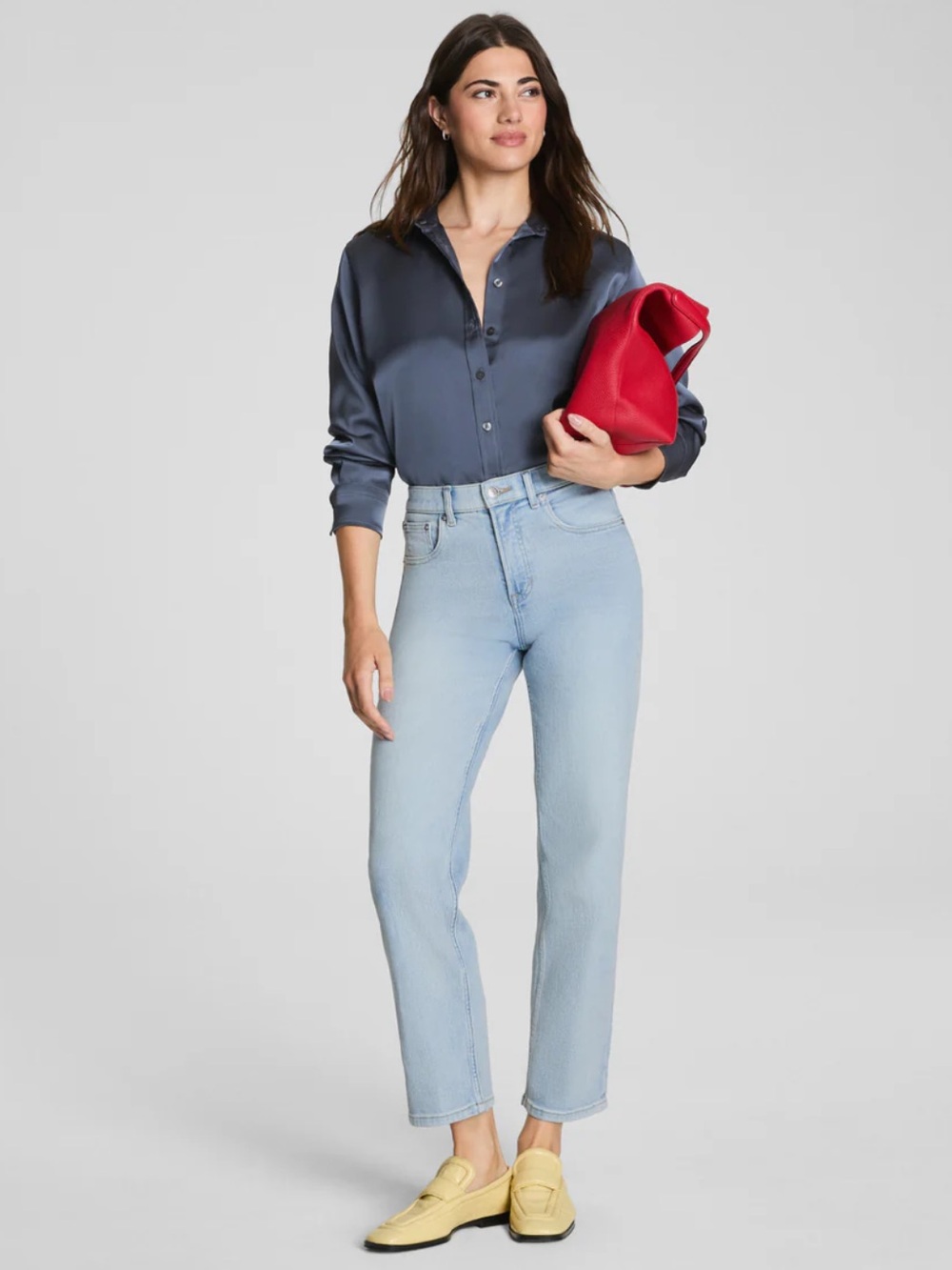 SPANXshape® Authentic 360 90s Straight Leg Jeans